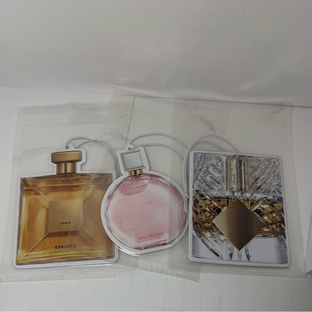 Perfume Bottle shaped Air Fresheners Set of 3 - Picture 5 of 5